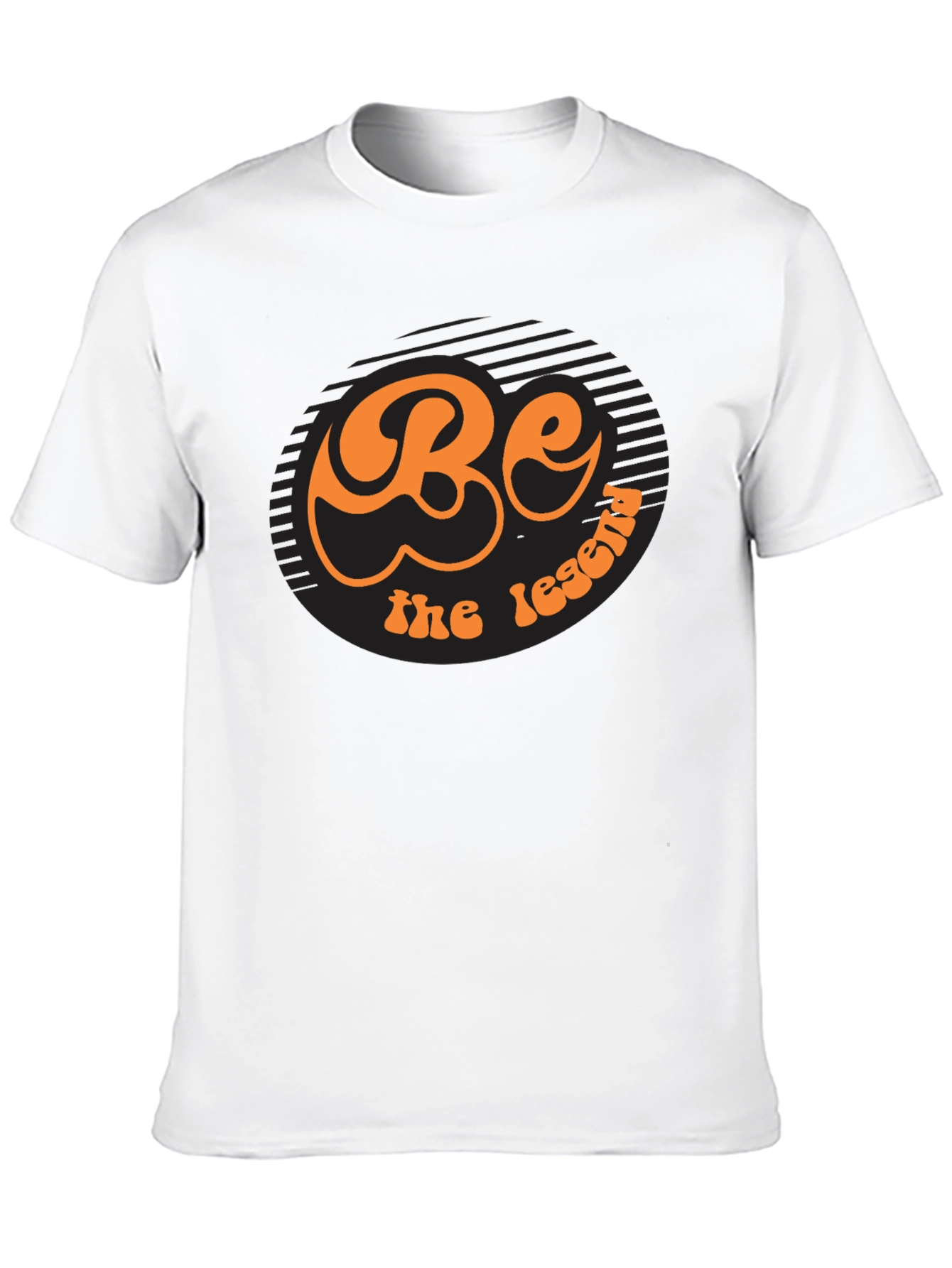 Be The Legend Retro Graphic Black T-Shirt