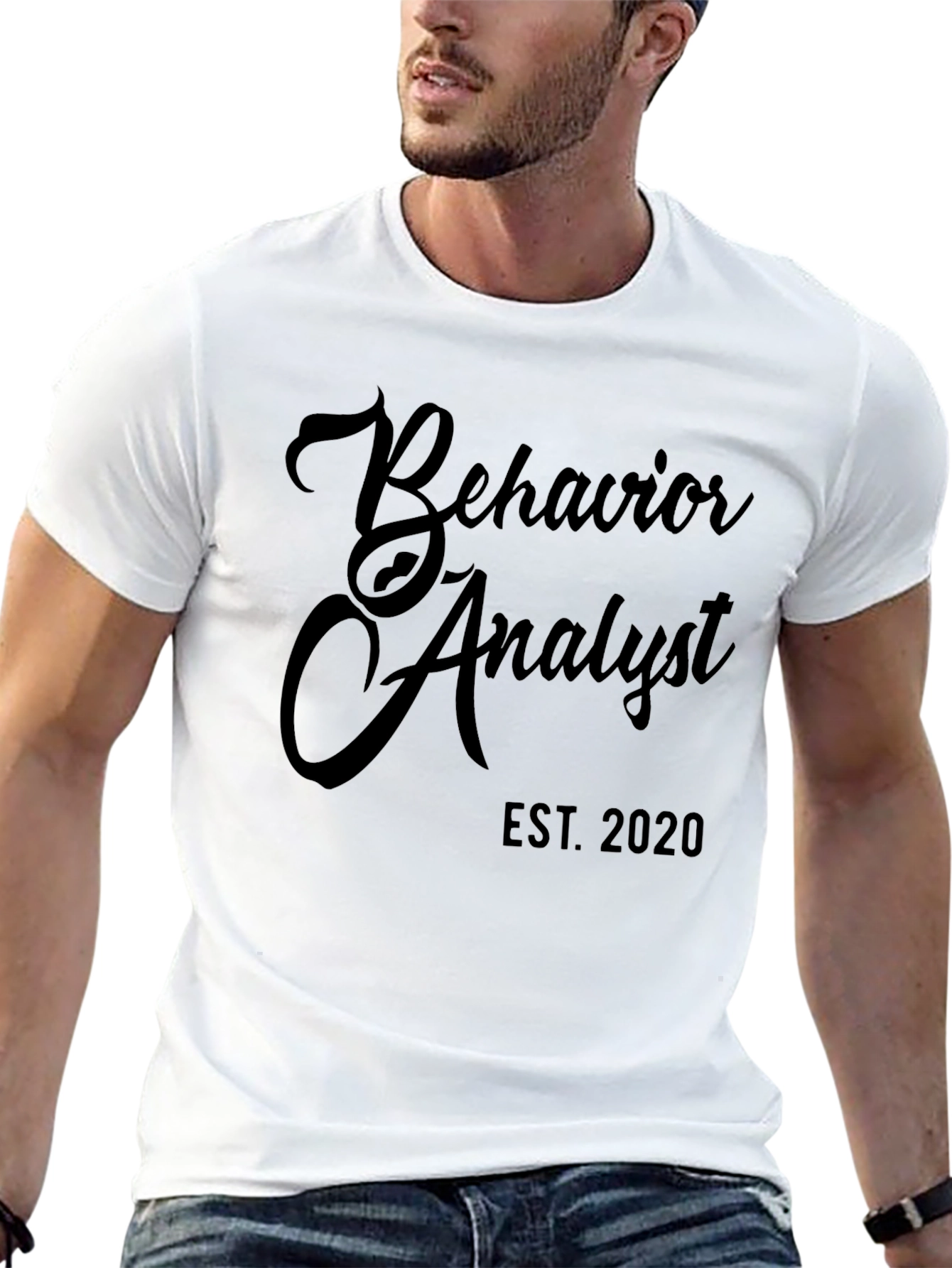 Behavior Analyst Est. 2020 Black T-Shirt