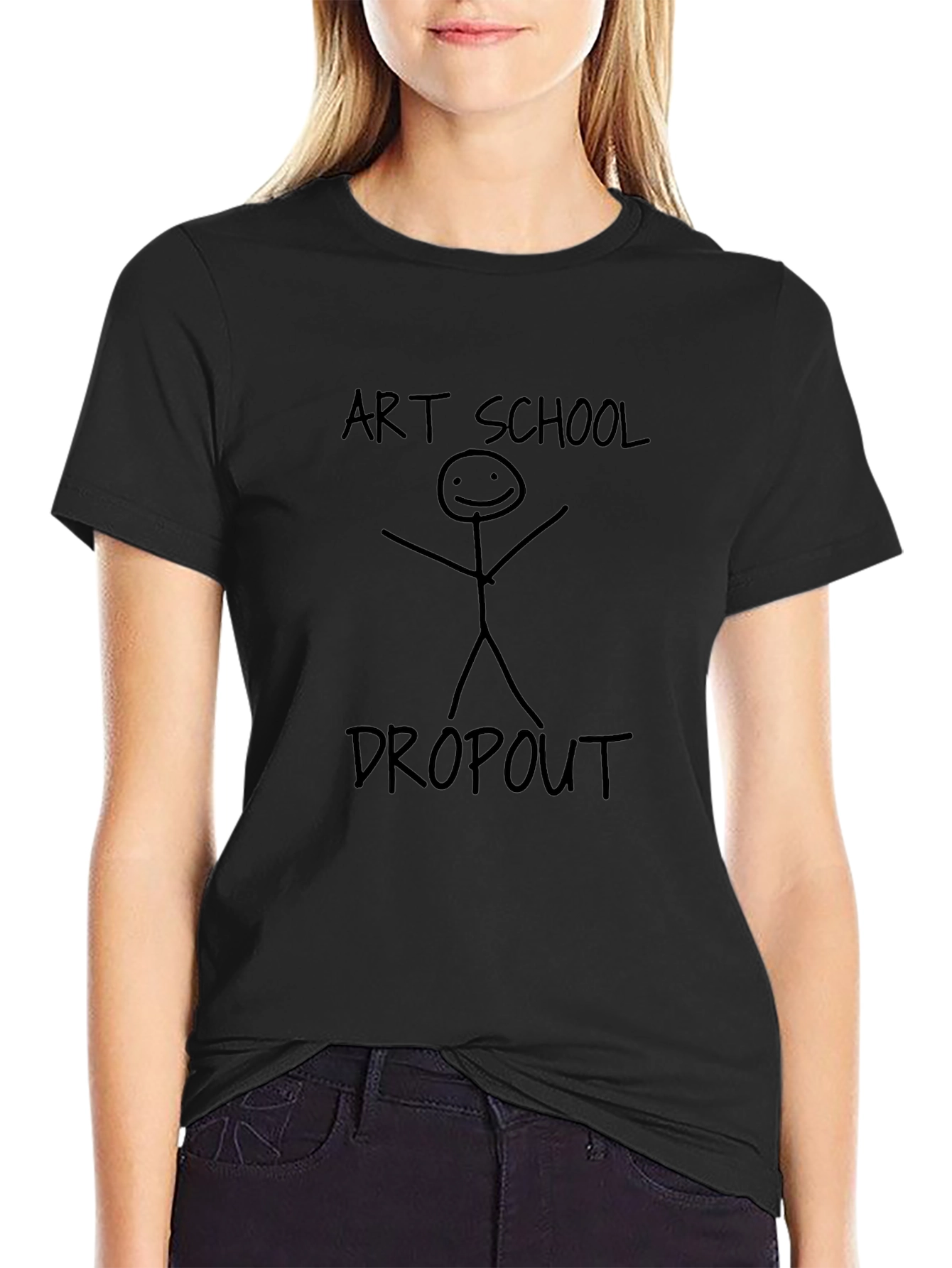 Art School Dropout T-Shirt - Funny Graphic Tee