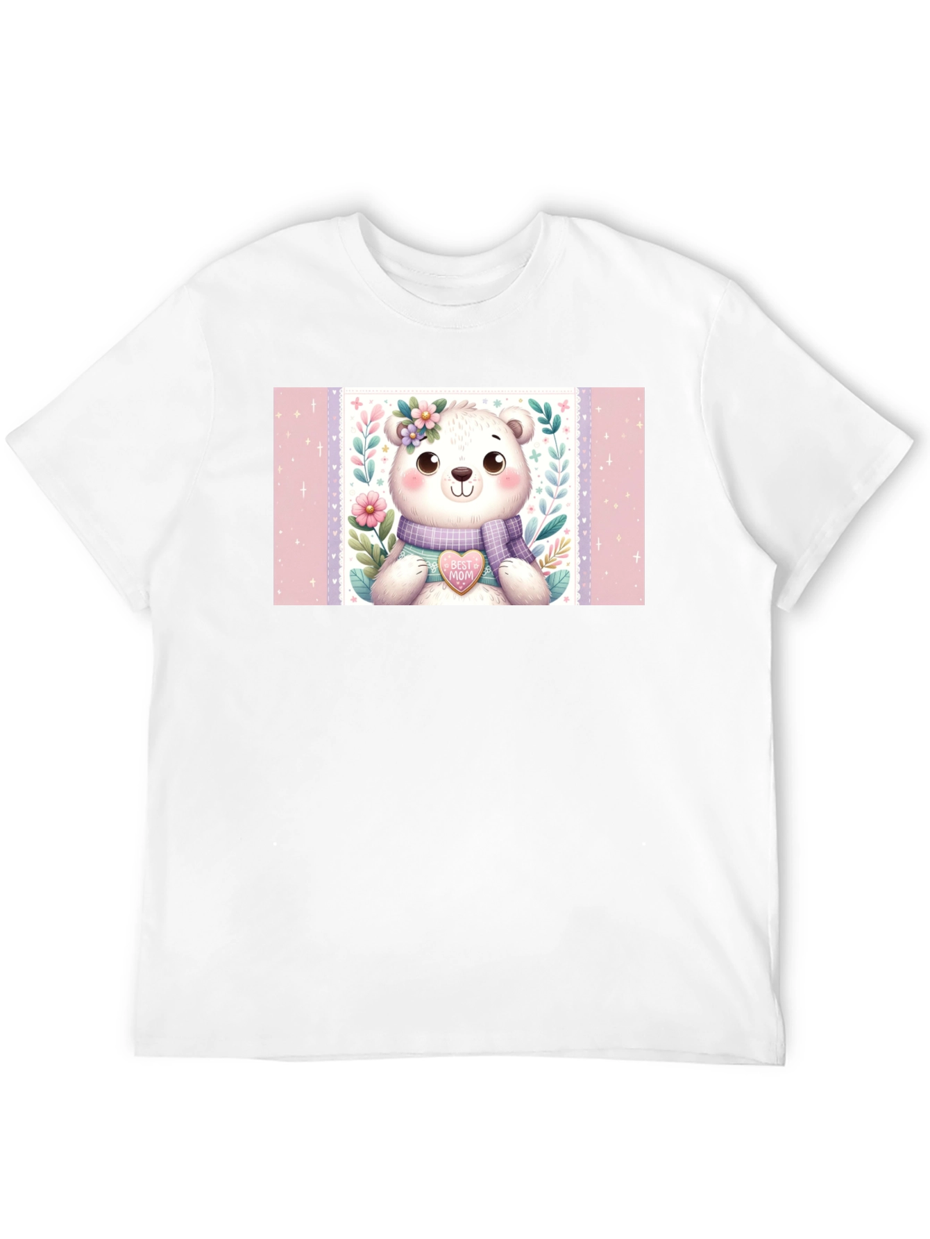 Cute Bear Best Mom T-Shirt