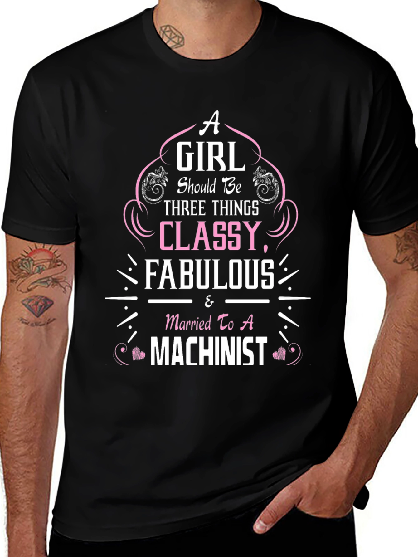 Classy Machinist Wife Tee