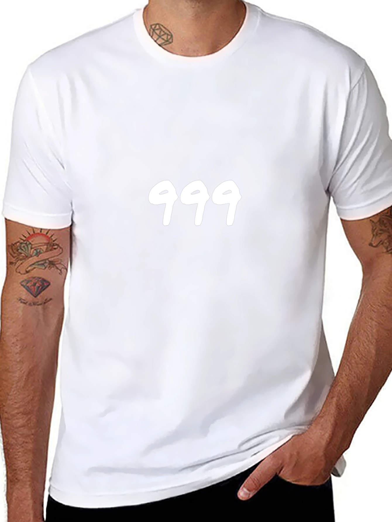 999 Black Graphic T-Shirt