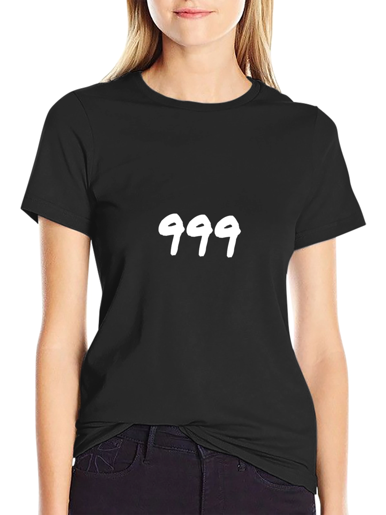999 Black Graphic T-Shirt