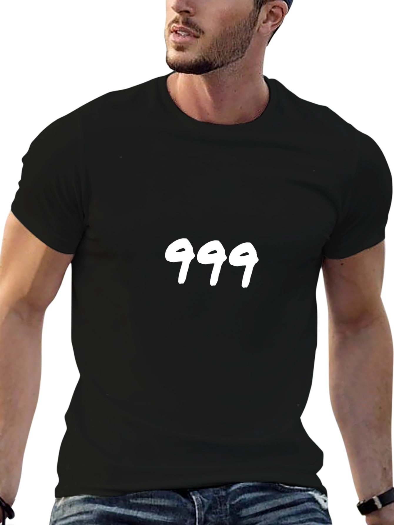 999 Black Graphic T-Shirt