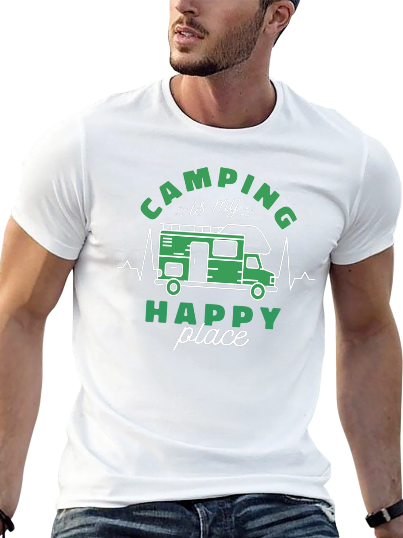 Camping is My Happy Place T-Shirt