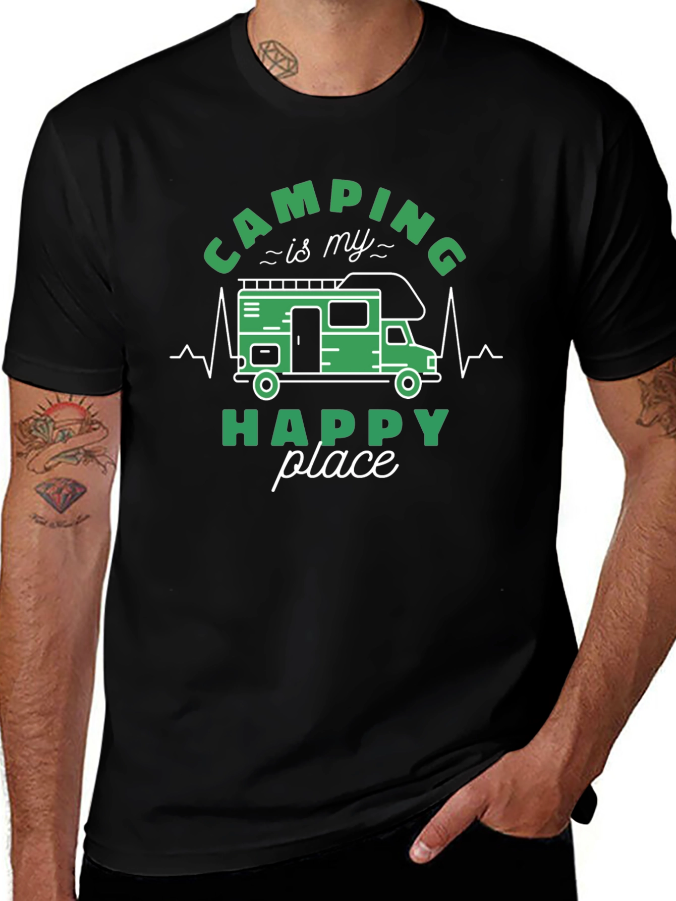 Camping is My Happy Place T-Shirt