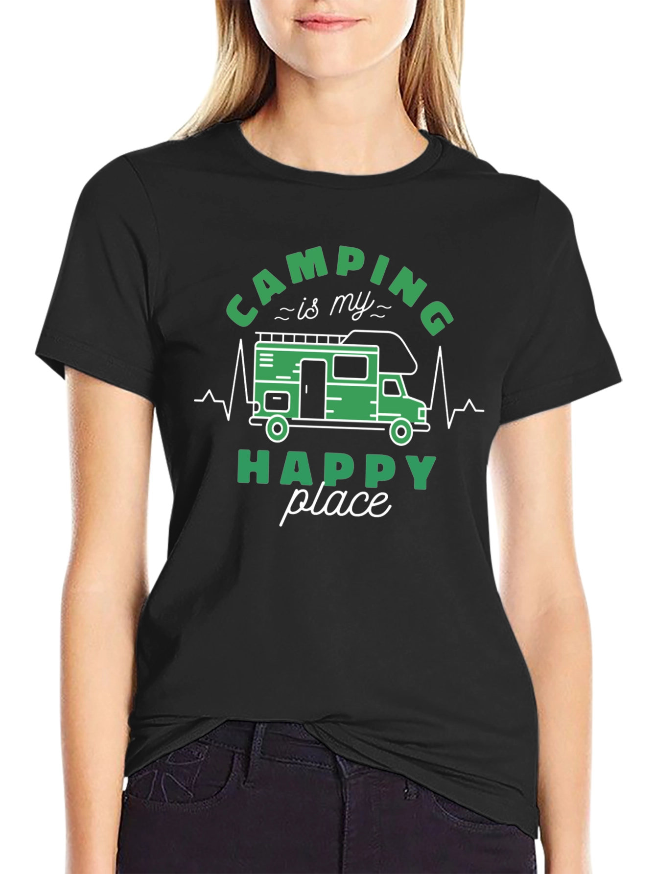 Camping is My Happy Place T-Shirt