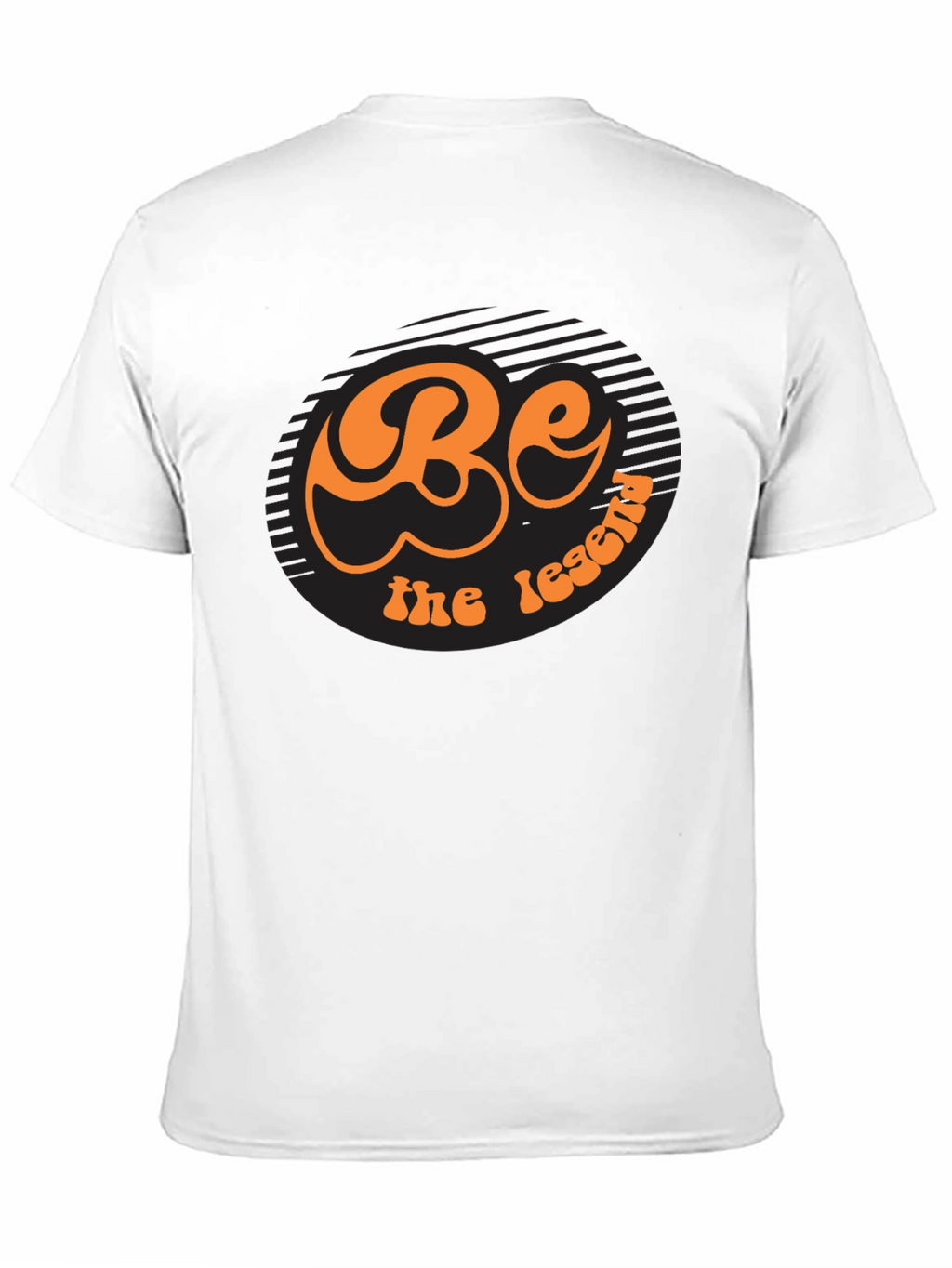 Be The Legend Retro Graphic Black T-Shirt