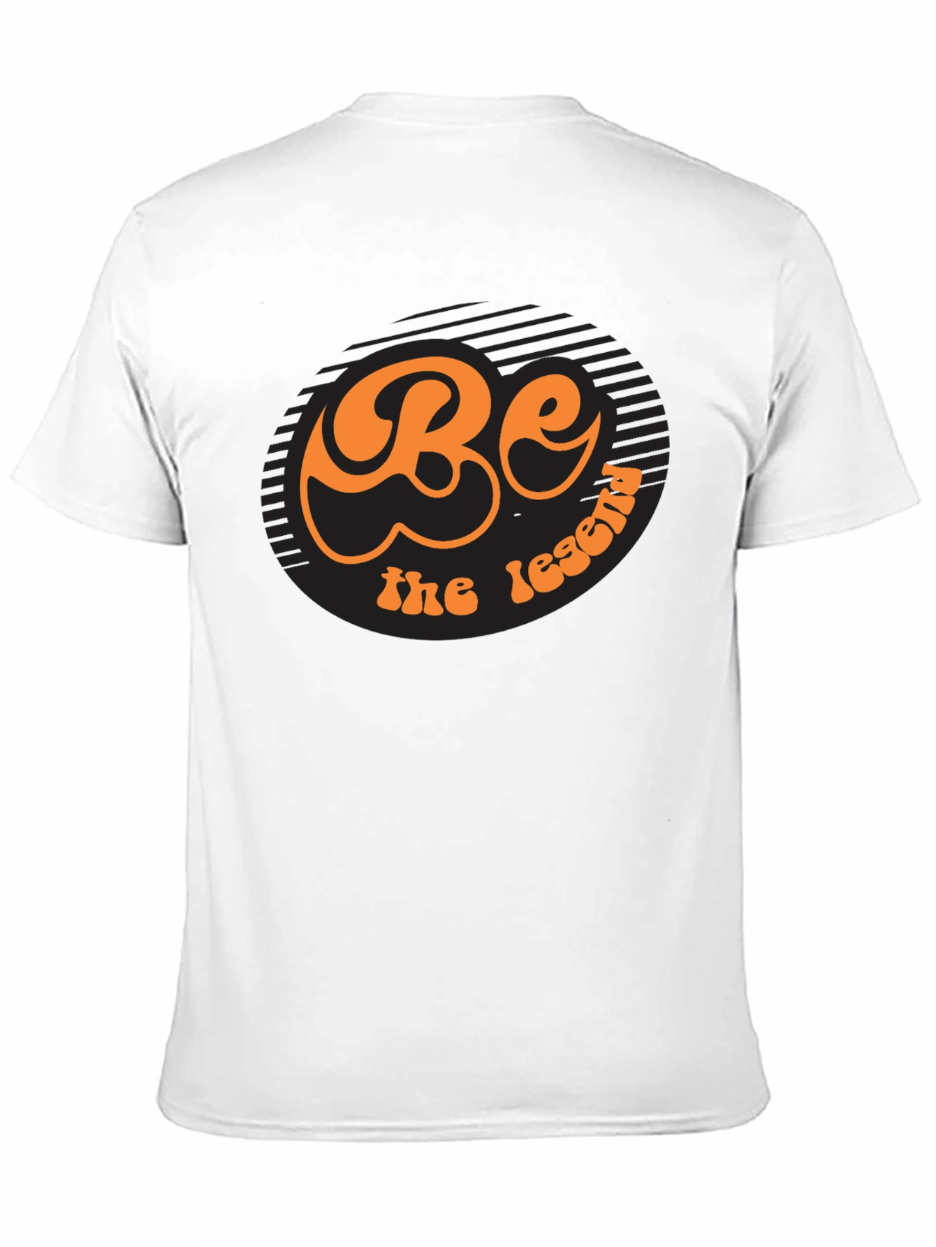 Be The Legend Retro Graphic Black T-Shirt