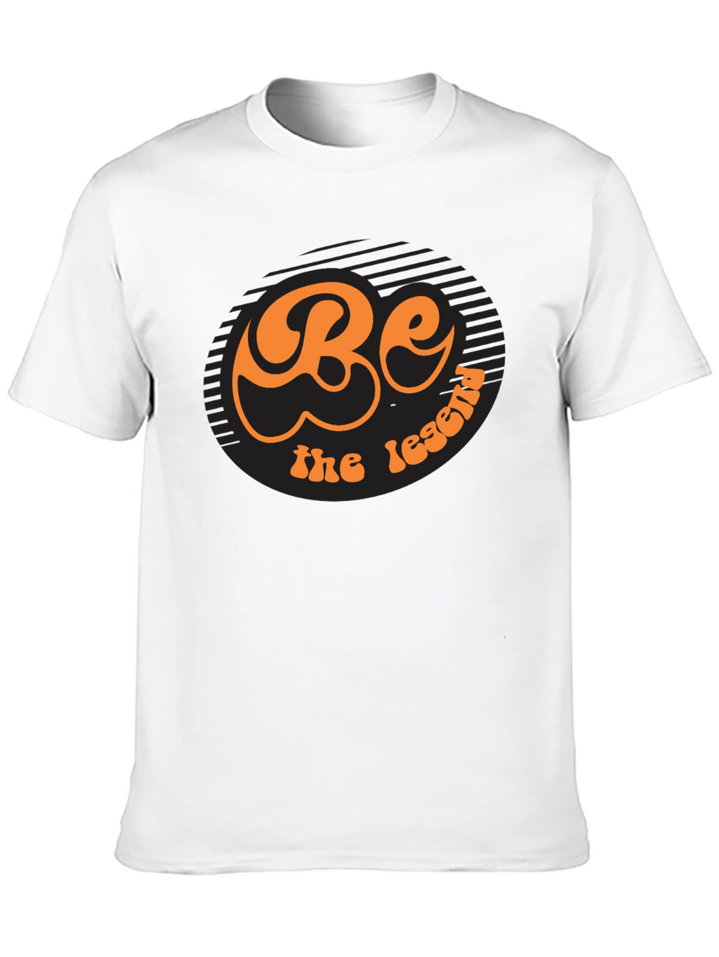 Be The Legend Retro Graphic Black T-Shirt