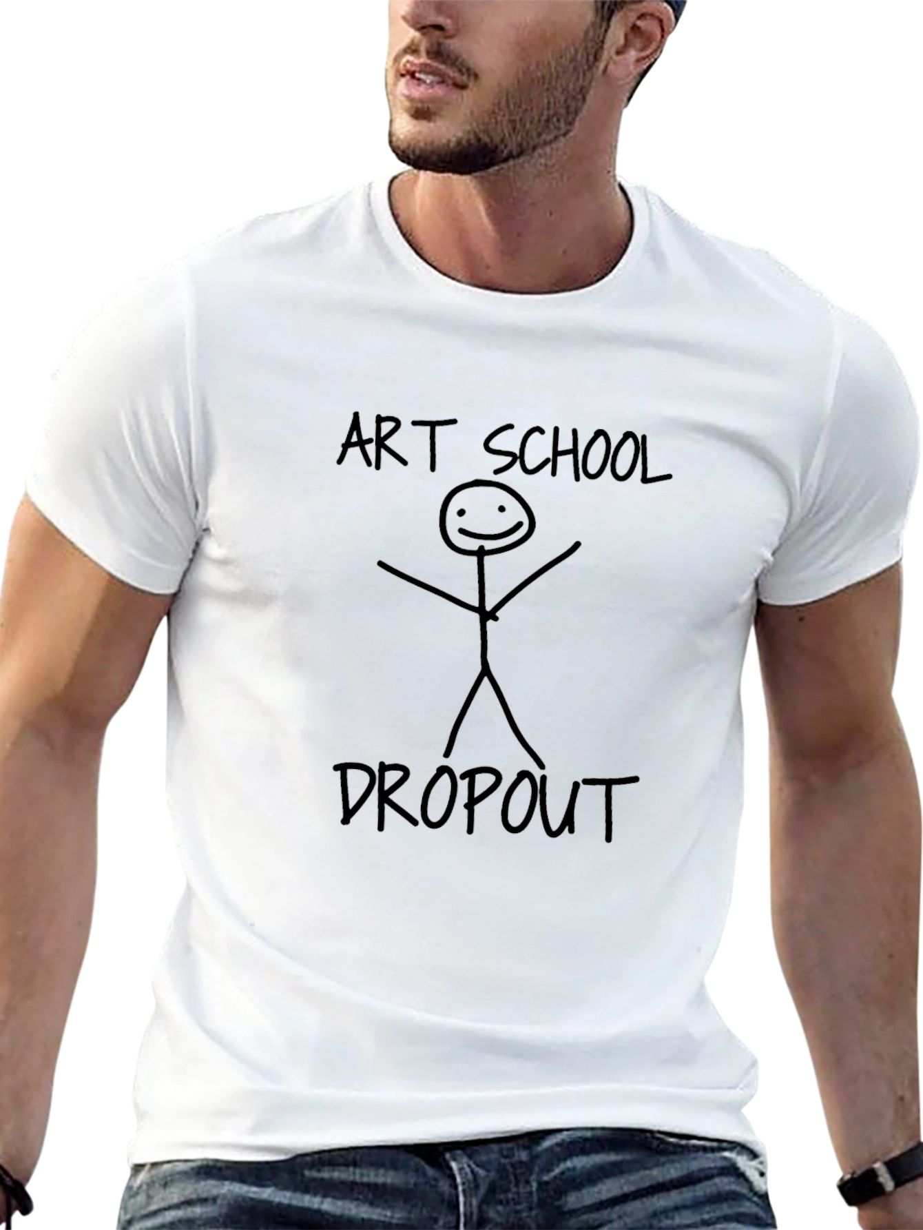 Art School Dropout T-Shirt - Funny Graphic Tee